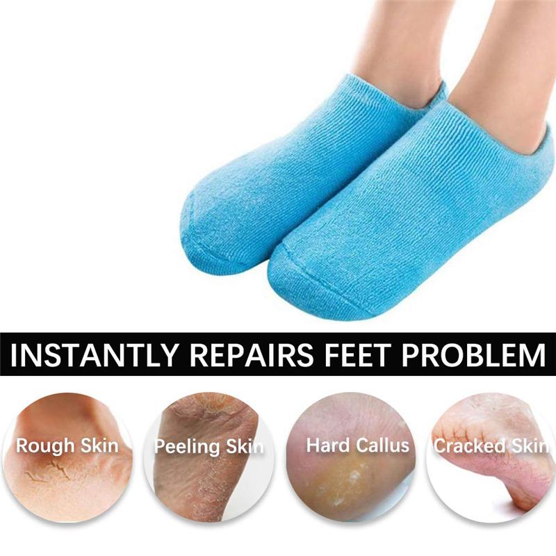 Soft Moisturizing Gel Socks Foot Care – aBetterMe NZ