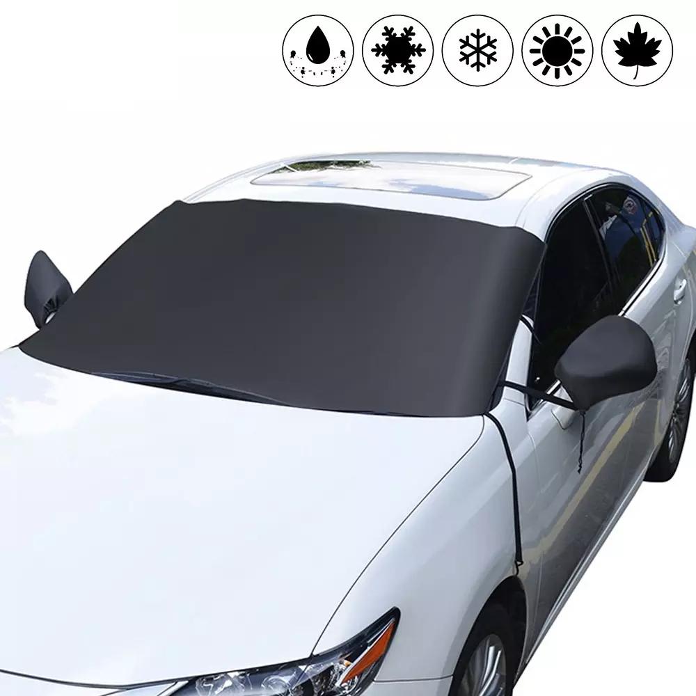 Linarun Car Windscreen Cover for Winter Magnetic Windscreen Frost Protector  Heavy Duty Thick Windshield Snow Cover Screen Cover Ice Frost Wiper &  Mirror Protector, Sun UV Covers for Cars, SUV, Van 