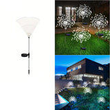 8-Mode Solar Powered LED Fireworks Fairy Lights