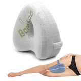 Leg Knee Pillow for Side Sleeper Heart-Shape Memory Foam Knee Support Cushion