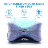 Leg Knee Pillow for Side Sleeper Heart-Shape Memory Foam Knee Support Cushion