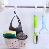 Kitchen Sink Rack Holder Wall Hanging Basket Storage Suction Cup Organizer