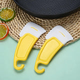 2Pcs Oil-Proof Silicone Kitchen Scraper