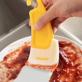 2Pcs Oil-Proof Silicone Kitchen Scraper