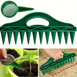 12 Holes Seed-in Soil Digger Planter Garden Seed Spacer With Adjustable Seed Dispenser