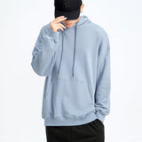 Unisex Oversized Hoodie Heavyweight Cotton Thick Plain Hooded Sweatshirt Jumper