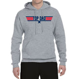 Top Dad Hoodie Casual Lightweight Sports Hooded Sweatshirt Father's Day Gift