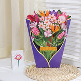 12inch Pop Up Flower Bouquet Greeting Card Gift