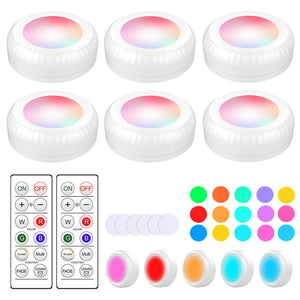 16-Colour LED Cabinet Lights with Remote
