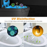 16 Colors Motion Sensor LED Toilet Bowl Light with UV & Aromatherapy