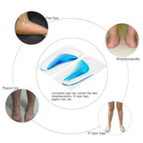 4pcs Orthopedic Gel Arch Support Insoles, Flat Feet Correction Silicone Pads