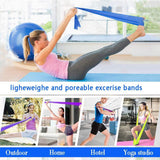 2PCS Exercise Natural Latex Elastic Bands for Yoga