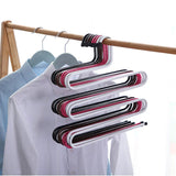 2pcs S Shape Multilayer Pants Tie Towel Hanger Storage Rack