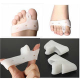 4pcs Soft Gel Deluxe Bunion Pad & Toe Spacer Pain Relief for Bunions