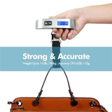 LED Digital Handheld Luggage Scale 50kg Hanging Travel Scale