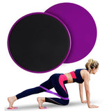 2pcs Dual Sided Gliding Discs Core Sliders Workout Fitness Exercise