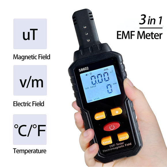 3 in 1 EMF Meter Electromagnetic Radiation Detector