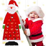 3.75ft Christmas Advent Calendar Santa Hanging 24 Days Countdown Calendar