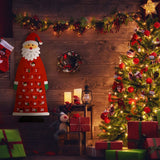 3.75ft Christmas Advent Calendar Santa Hanging 24 Days Countdown Calendar