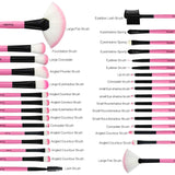 32pcs Cosmetic Makeup Premium Synthetic Brushes Set with Bag