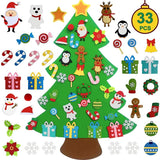 33pcs DIY Christmas Tree Wall Hanging Decorations