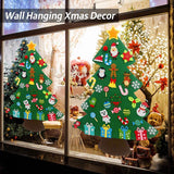 33pcs DIY Christmas Tree Wall Hanging Decorations