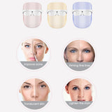 3 Color Photon LED Light Therapy Anti Acne Wrinkle Rejuvenation Beauty Mask