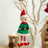 Christmas Elf Stuffed Santa Plush Dolls Novelty Toys