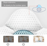 3D Lower Back Lumbar Support Pillow Waist Sciatic Pain Relief Cushion