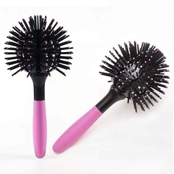 3D Magic Round Hair Brushes Curl Hair Comb