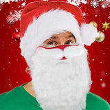 3D Santa Claus Beard MasksFace Cover Shield Xmas Cosplay Party