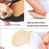 2 Pairs Self-Adhesive Heel Inserts Protectors Cushion Pads