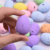 400pcs Color Artificial Bird Eggs Happy Easter Decorations