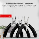 4 Inches Wire Cable Cutters Electrical Stainless Steel Diagonal Cutting Pliers