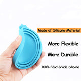 2 Pack Silicone Can Lids Covers