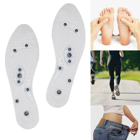 4pcs Acupressure Magnetic Foot Massage Therapy Pain Relief Shoe Insoles