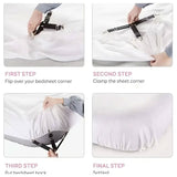 4pcs Bed Sheets Holder Straps Mattress Corner Gripper Clips