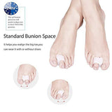 4pcs Silicone Gel Bunion Splint Toe Separator Soft Spacer