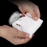 24pcs White Cotton Gloves for Cosmetic Moisturizing Coin Jewelry