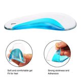 4pcs Orthopedic Gel Arch Support Insoles, Flat Feet Correction Silicone Pads