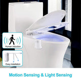 16 Color Changing LED Toilet Bowl Night Light Motion Activated