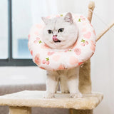 Adjustable Cat Recovery Collar Elizabethan Cone Anti-licking Neck Ring