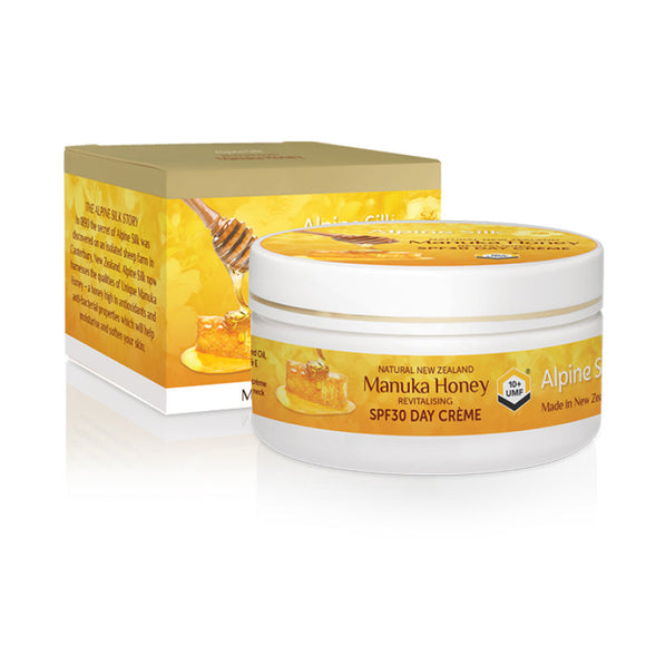 Alpine Silk Manuka Honey Revitalising SPF30 Day Creme 100g