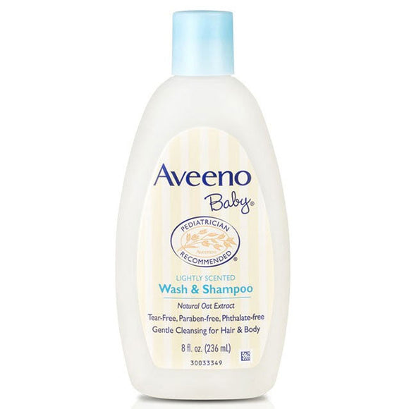 Aveeno Baby Wash & Shampoo 236Ml Natural