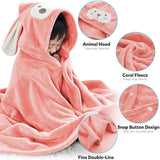Baby Bath Towel Hooded Ultra Soft Towel Highly Absorbent Bathrobe Blanket