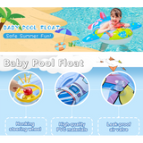 Swimming Float Baby Inflatable Floater with Steering Wheel and Horn