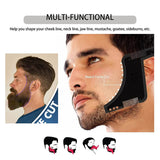 Beard Styling Shaping Template Comb Barber Tool Symmetry Line Up Trimming Guide