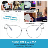 Blue Light Blocking Anti Eyestrain Computer Glasses