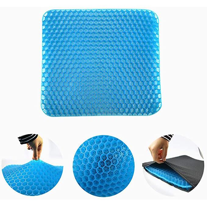 Gel Seat Cushion TPE Silicone Cooling Mat Honeycomb Thick Seat