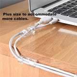 Self-Adhesive Cable Clips Organizer Drop Wire Holder Cord Management